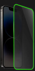 Picasee Sticla întărită de protecție cu ramă care strălucește în întuneric Apple iPhone 16e - Verde