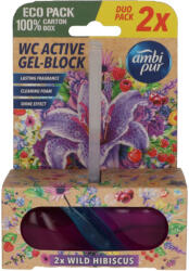 Ambi Pur wc block 2x45g Wild Hibiskus - vegyesbolt