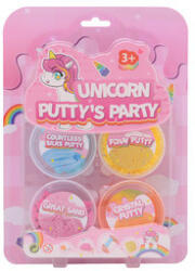 Unikornis putty, 4 db /cs - vegyesbolt