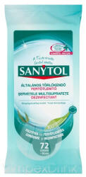  Sanytol Fertőtlenítő tisztítókendő 72db-os - vegyesbolt
