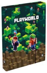 KARTON P+P PlayWorld füzetbox - A4 - barna/zöld - OXY BAG (IMO-KPP-8-75325)