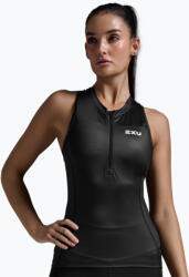 2XU Női kerékpáros tank top 2XU Core Tri Tank fekete/fehér