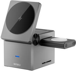 WIWU - Összecsukható Vezeték Nélküli Töltő 3in1 Wi-W030 15W