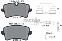 TEXTAR set placute frana, frana disc TEXTAR 2521413 (2521413)