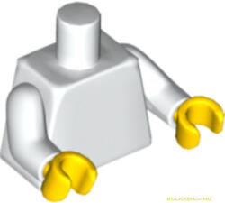 LEGO® Alkatrészek (Pick a Brick) Fehér Minifigura Felsőrész 4275461 (4275461)