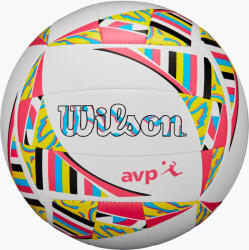 Wilson Minge de volei de plajă Wilson AVP Movement white/pink/yellow mărime 5