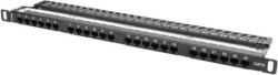 Lanberg PPU6-0024-B 19" Patch panel - 24 port (PPU6-0024-B)