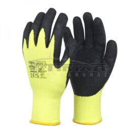 TOP Munkavédelmi Kesztyű Téli/bélelt fekete-citromsárga latex mártott TOP_WINTER_Y-XL 10/XL (TOP_WINTER_Y-XL)