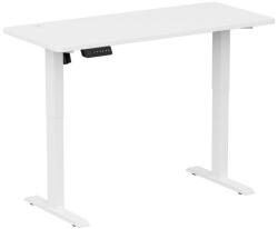 Levano Elektromosan állítható magasságú íróasztal iskolakezdéshez, ülő-/állómunkához 120x60cm fehér LVN System Control (LV0150) - pepita