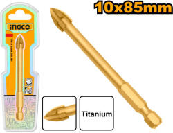 INGCO Üveg és csempefúrószár 10 mm bit befogás (DBG1131008)