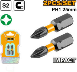 INGCO Impact bithegy PH1 x 25 mm (2 db) (SDBIM71PH125)