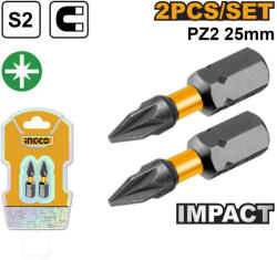 INGCO Impact bithegy PZ2 x 25 mm (2 db) (SDBIM71PZ225)