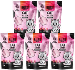 marka niezdefiniowana BUBU Pets szilikonos, nem csomósodó mikro rózsaszín alom 5x3.8l