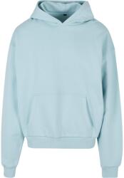 Build Your Brand Unisex felnőtt pamut ultra nehézsúlyú boxy kapucnis pulóver XL kék