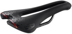 Selle San Marco Aspide Short Carbon FX Narrow férfi sport nyereg, karbon pálcák, 250x139 mm, 149g, feket e színű