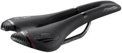 Selle San Marco Aspide Open-Fit Carbon FX Narrow férfi sport nyereg, karbon pálcák, 277x132 mm, 145g, feket e