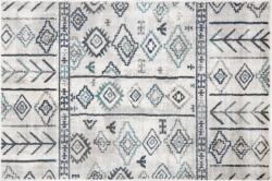 TEMPO KONDELA Covor, negru, gri, albastru, 67x120, ESTELA TYP 1 Covor
