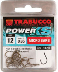 Trabucco Power XS 12 Füles, Szakállas Feeder Horog 15db (023-58-120)