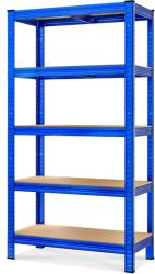 Monzana HEAVY nagy teherbírású polc, max 875kg, 90x40x180cm, kék Monzana