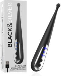 Black & Silver - izgató vibrátor elegáns dizájnnal