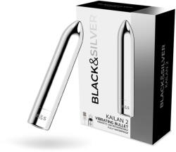 Black & Silver - KAILAN 2 - ezüst vibráló mágneses golyó - szexvital