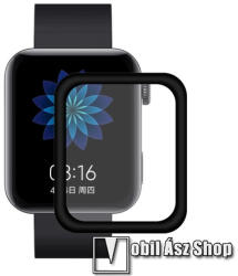 ENKAY HAT PRINCE Flexible Nano Glass okosóra flexibilis üvegfólia - 1db, 3D Curved, A teljes képernyőt védi - FEKETE - Xiaomi Mi Watch (For China Market)