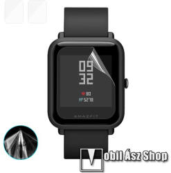 ENKAY HAT PRINCE okosóra képernyővédő fólia - Ultra Clear - 2db, TPU, törlőkendővel - Huami Amazfit Bip