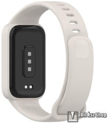  Xiaomi Smart Band 9 Active, Redmi Band 3, Okosóra szíj, Védőtok, Bumper 2 az 1-ben, Szilikon, Állítható méret, Bézs