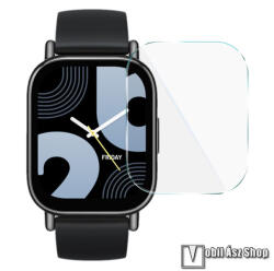 IMAK Xiaomi Redmi Watch 5 Lite, IMAK okosóra előlap védő karcálló edzett üveg, 1db, 0.3mm, 9H, Felhelyezést segítő kerettel, A képernyő sík részét védi, Átlátszó