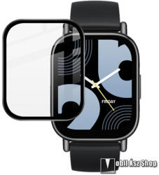 IMAK Xiaomi Redmi Watch 5 Lite, IMAK Anti-Scratch Bubble-Free HD PMMA flexibilis okosóra üvegfólia, 1db, A teljes kijelzőt védi, Fekete