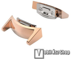 Okosóra fém csatlakozó - 2db / 1 pár - ROSE GOLD - bármilyen 20mm-es teleszkópos szíjjal használható - SAMSUNG SM-R720 Gear S2