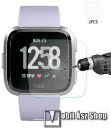 ENKAY Fitbit Versa, Versa Lite, ENKAY okosóra üvegfólia, 9H, 0, 2mm, 2db, Sík részre