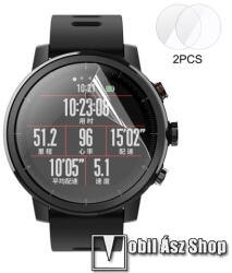 ENKAY HAT PRINCE okosóra képernyővédő fólia - Ultra Clear - 2db, törlőkendővel - Xiaomi Amazfit 2 / Huami Amazfit 2 / Huami Amazfit 2S / Amazfit Pace 2 Stratos / Amazfit Stratos 2S