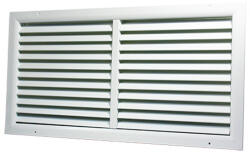 Dalap Szellőzőrács kiváló minőségű extrudált alumíniumból, megerősített 500x250 mm, fehér (90386)