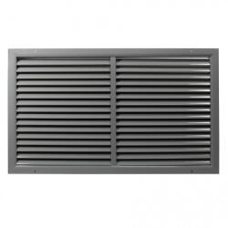 Dalap Szellőzőrács kiváló minőségű extrudált alumíniumból, megerősített 900x700 mm, szürke (90439)