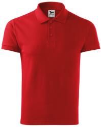 MALFINI Tricou polo bărbați Cotton - Roșie | 2XL (2120717)