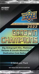 Upper Deck 2022 Upper Deck Goodwin Champions HOBBY pack - multisport kártya csomag