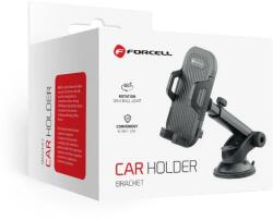Forcell Carbon Bracket autós telefontartó szélvédőre (fekete)