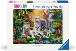 Ravensburger - Fehér tigris család 1000 darabos kirakó (12000886)