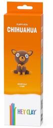 HEY CLAY Hey Clay: Set de modelaj cu figurină de cățeluș Chihuahua moale și pufos (HCL30111CE)
