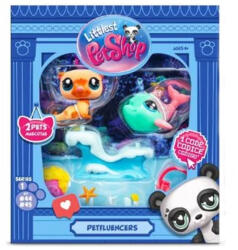 Flair Littlest Pet Shop: Petfluencers vidră și peștișor set de 2 figurine - Aventuri subacvatice seria 2 (LPS005601/00563)