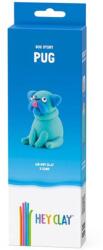 HEY CLAY Hey Clay: Set de modelaj cu cățeluș Mopșor moale și pufos (HCL30122CEE)