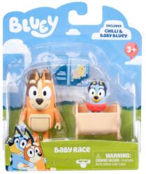 Moose Bluey: Pachet figurine dublu - Baby Bluey și Chilli (BLU17616) Figurina