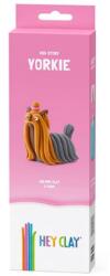 HEY CLAY Hey Clay: Set de modelaj cu cățeluș Yorkie moale și pufos (HCL30118CEE)