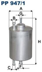 FILTRON filtru combustibil FILTRON PP 947/1 (PP 947/1) - automobilus