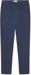Les Deux Pantaloni Como Tapered Textured Drawstring LDM501106 460460-dark navy