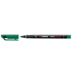 STABILO Alkoholos marker 0, 7mm, STABILO OHPen F zöld