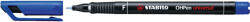 STABILO Alkoholos marker 0, 7mm, STABILO OHPen F kék - vegyesbolt