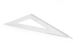 Vonalzó háromszög 60° 21cm, műanyag - vegyesbolt