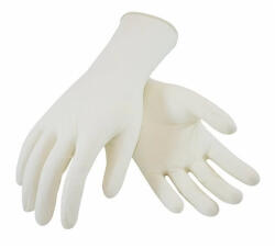 GMT Gumikesztyű latex púderes S 100 db/doboz GMT Super Gloves fehér - vegyesbolt
